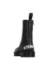Vetements Logo Heel Military Boots, back view