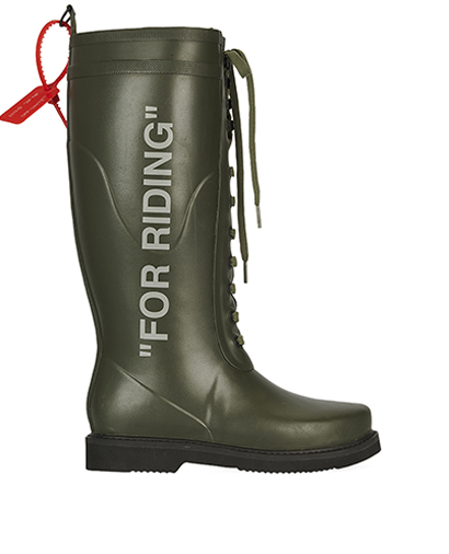 Off-White Wellington Boots, front view