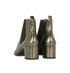 Yves Saint Laurent Block Metallic Boots, back view
