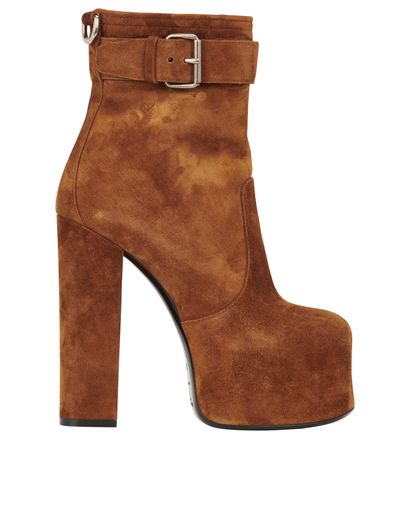 Saint Laurent Mina Platform Boots, front view