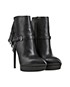 Saint Laurent Fringed Ankle Boots, side view
