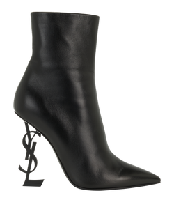 Saint Laurent Opyum Ankle Boots, Leather, Black, UK6.5, DB/B, 2*