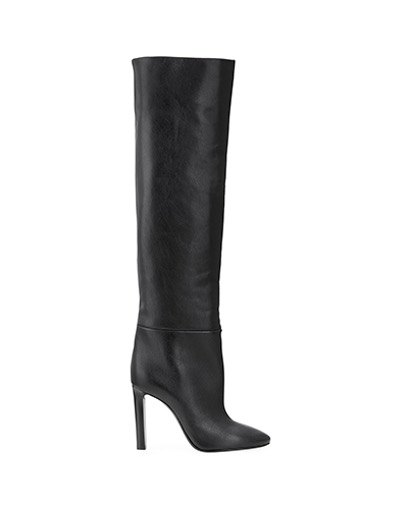 Saint Laurent Knee High Kate Boots, front view