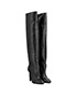 Saint Laurent Knee High Kate Boots, side view