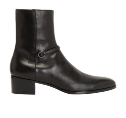 Saint Laurent Vlad Ankle Boots, Mens, Leather, Black, UK10, DB, 2*