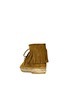 Saint Laurent Fringed Ankle Boots, back view