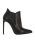 Saint Laurent Pointed Ankle Boots, &pound;230, Shoes, Black, Leather, Front view