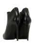 Saint Laurent Pointed Ankle Boots, &pound;230, Shoes, Black, Leather, Back view