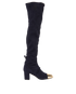 Saint Laurent Over The Knee Boots, front view