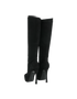Yves Saint Laurent Platform Knee High Boots, back view