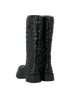 Valentino Chunky Knee High Boots, £250, Shoes, Black, PVC, Back view
