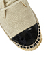 Chanel High Top Espadrille Cracked Shoes, other view