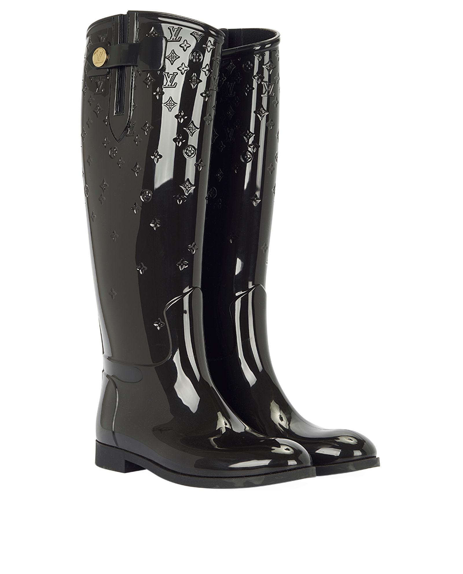 Louis Vuitton Monogram Rain Boots, Boots - Designer Exchange | Buy Sell ...