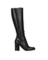 Loewe 90mm Tall Leather Boots, front view