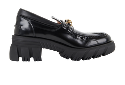 Gucci Horsebit Chunky Loafer, Leather, Black, UK7, DB/B, 4*