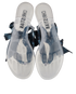 Christian Dior Kaleidiorscopic Thong Sandals, top view