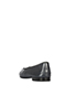 Chanel Metallic Blue Leather Ballerinas, back view