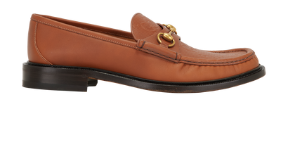 Gucci Jumbo GG Loafers, &pound;395, Shoes, Tan, Leather, Front view