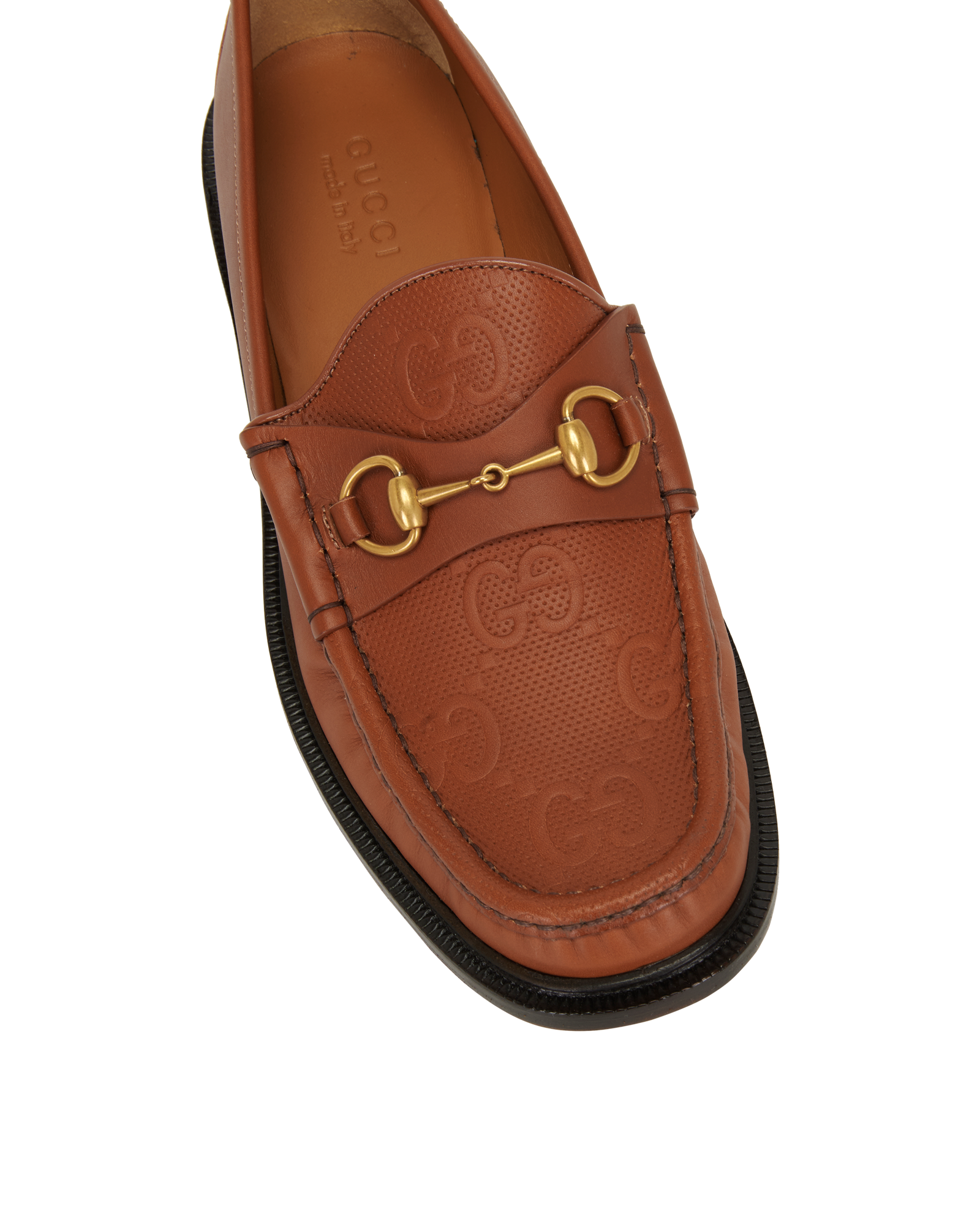 Gucci Jumbo GG Loafers, &pound;395, Shoes, Tan, Leather, Other view