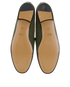 Gucci Jordaan Loafers, &pound;395, Shoes, Green, Canvas, Top view
