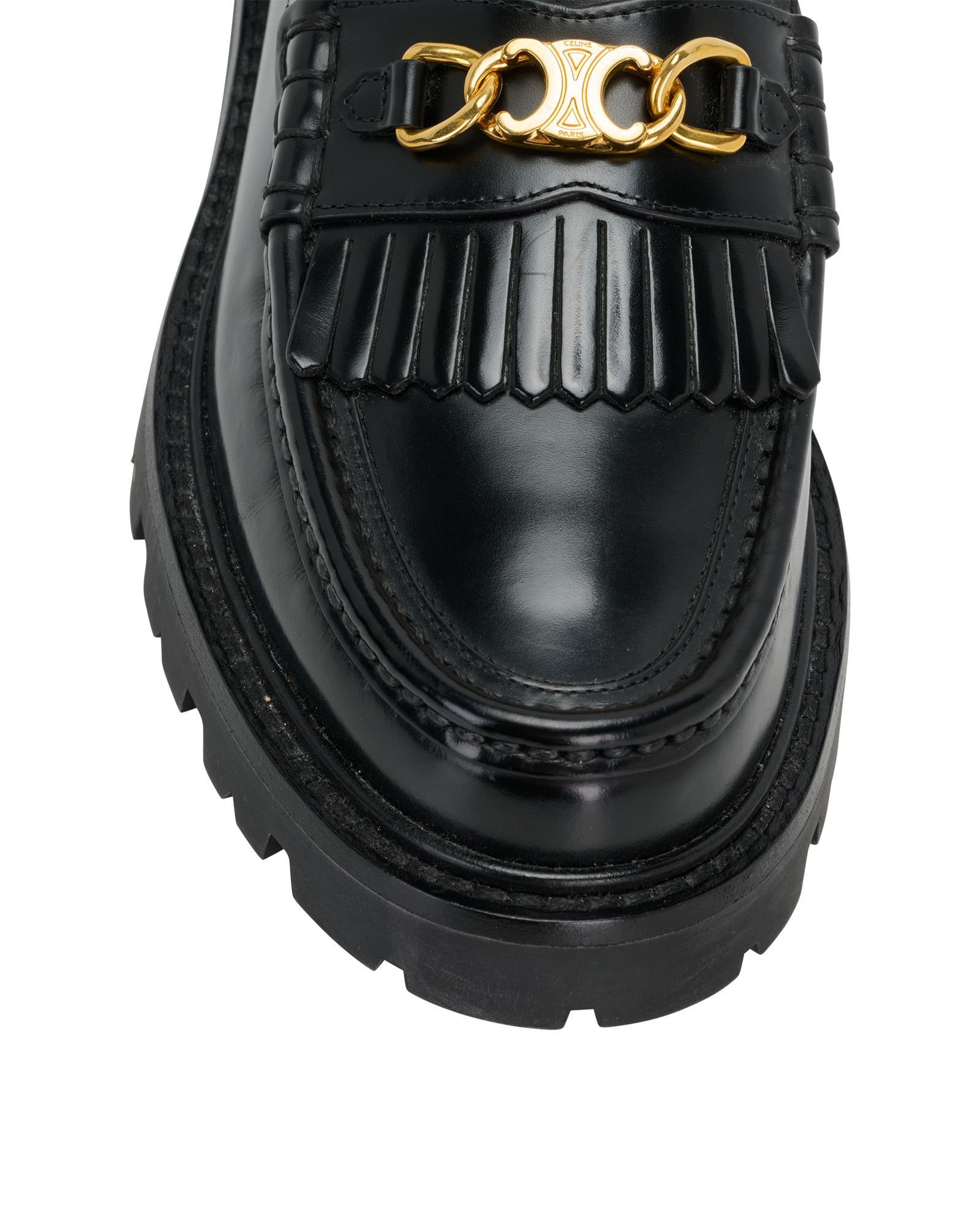 Celine Margaret Loafers, &pound;410, Shoes, Black, Leather, Other view
