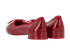 Christian Louboutin Sweetie Jane Ballerinas, &pound;220, Shoes, Red, Leather, Back view