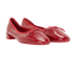 Christian Louboutin Sweetie Jane Ballerinas, &pound;220, Shoes, Red, Leather, Side view