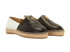 Prada Logo Espadrilles, &pound;350, Shoes, Black/White, Leather, Side view