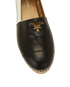 Prada Logo Espadrilles, &pound;350, Shoes, Black/White, Leather, Other view