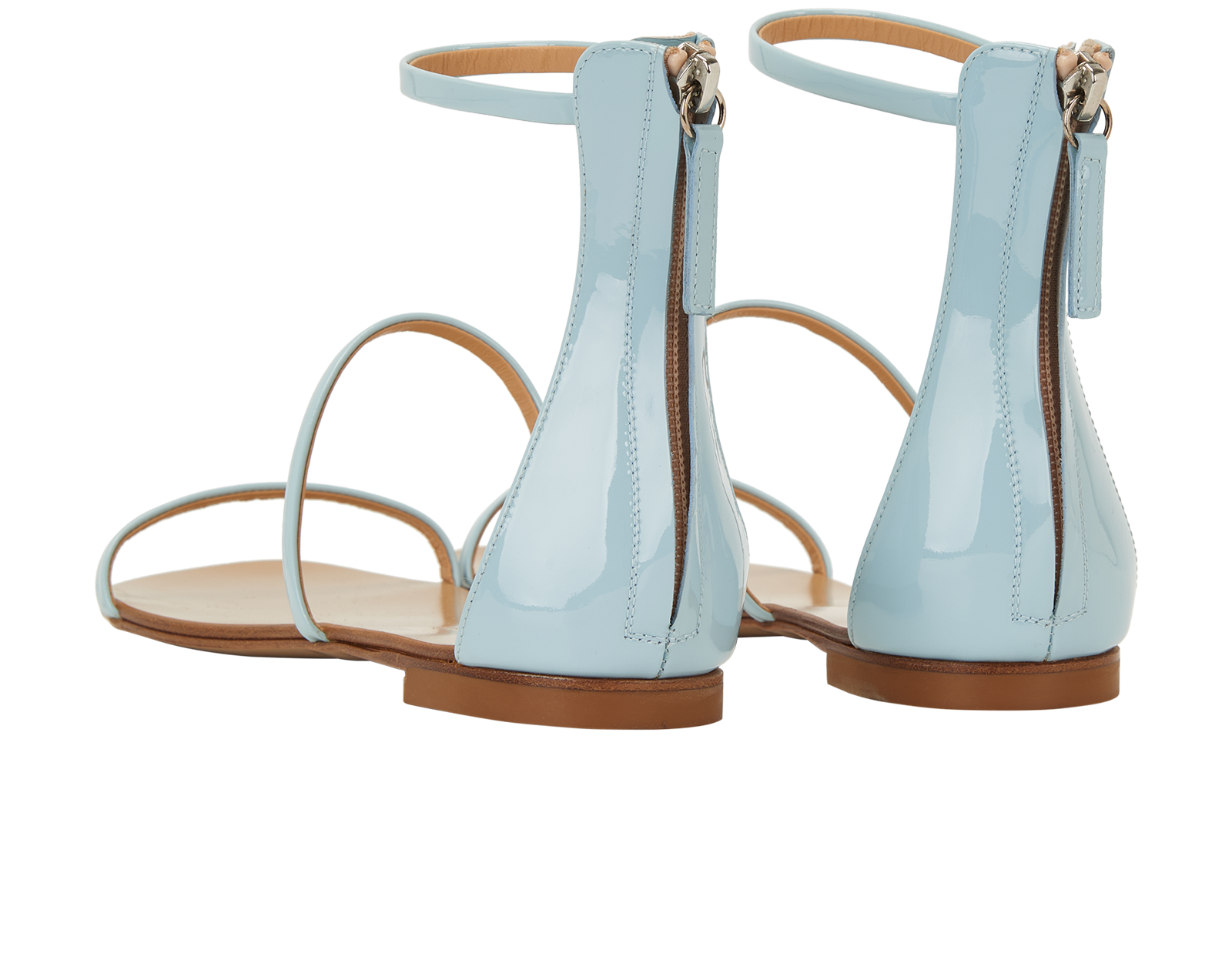 Giuseppe Zanotti Gladiator Sandals, &pound;150, Shoes, Blue, Patent Leather, Back view