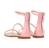 Giuseppe Zanotti Gladiator Sandals, &pound;110, Shoes, Pink, Patent Leather, Back view