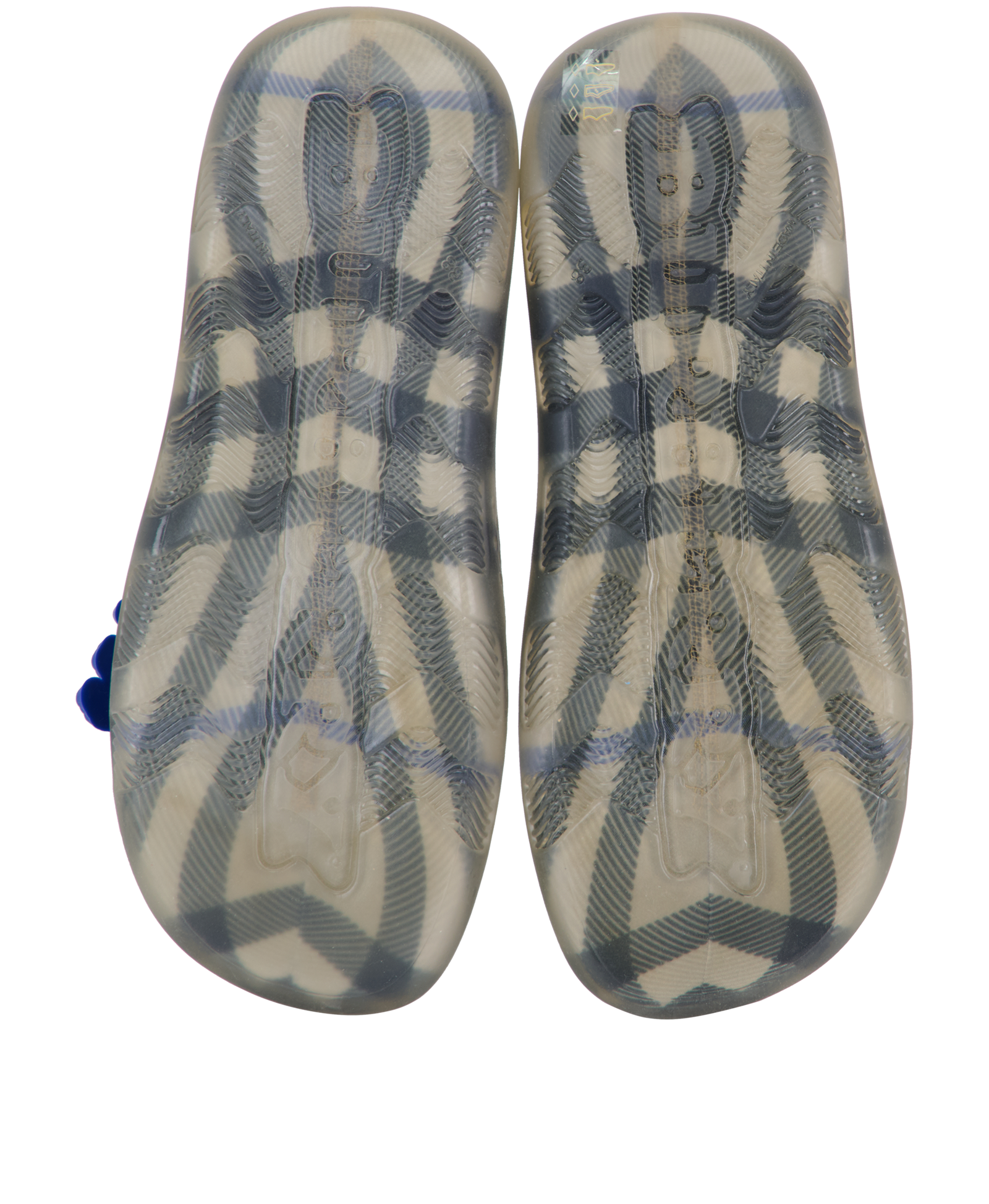 Burberry Check Clog, &pound;150, Shoes, Grey, Rubber, Top view