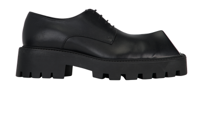 Balenciaga Rhino Derby, &pound;350, Shoes, Black, Leather, Front view