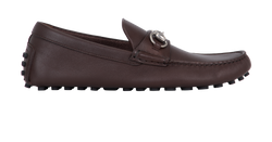 Gucci Horsebit Driver Shoes, Mens, Leather, Brown, UK6, B/DB, 3*