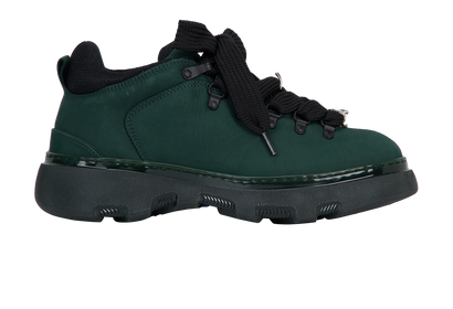 Burberry Nubuck Trek Shoes, &pound;175, Shoes, Green, Suede, Front view