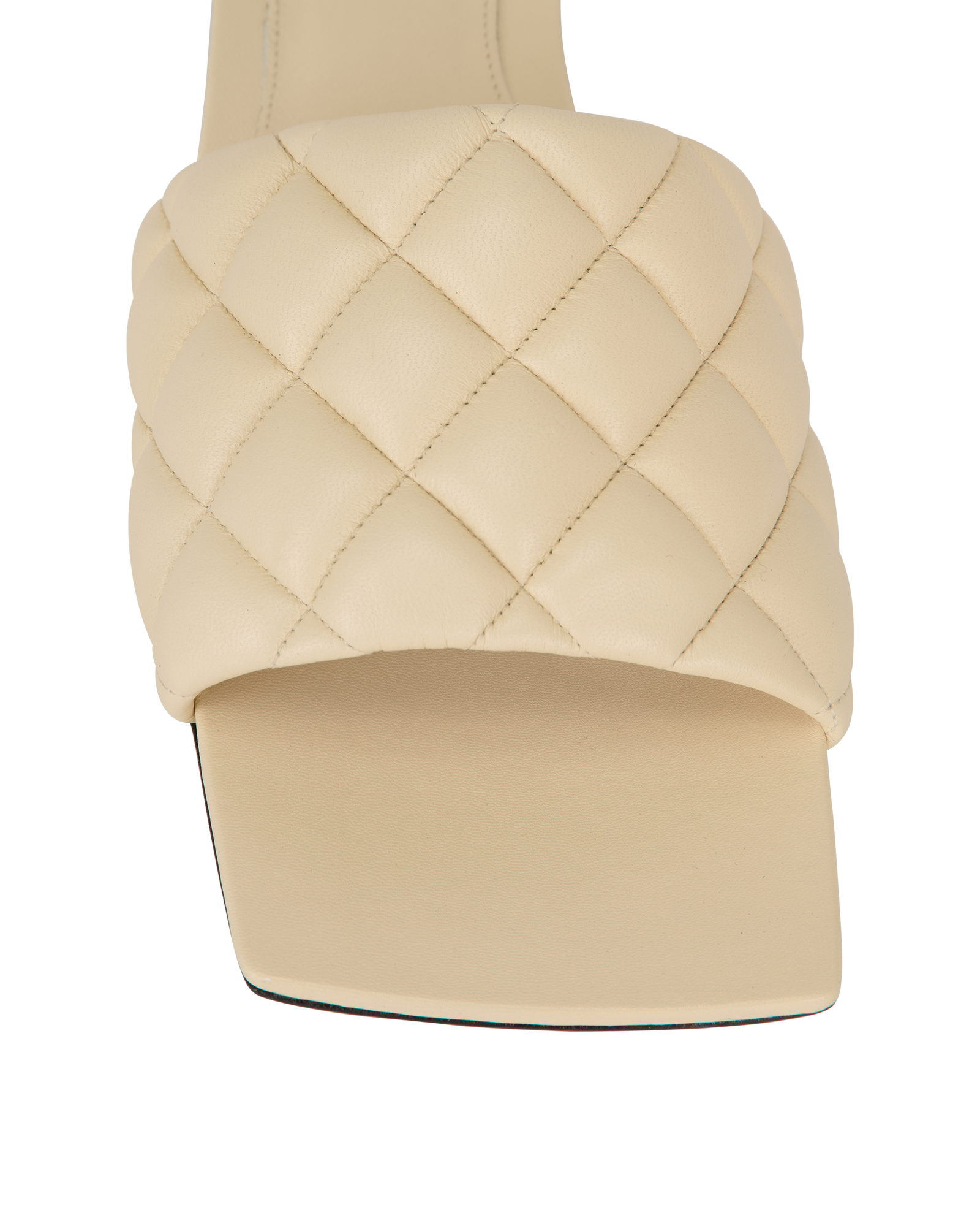 Bottega Veneta Padded Sandals, &pound;250, Shoes, Cream, Leather, Other view