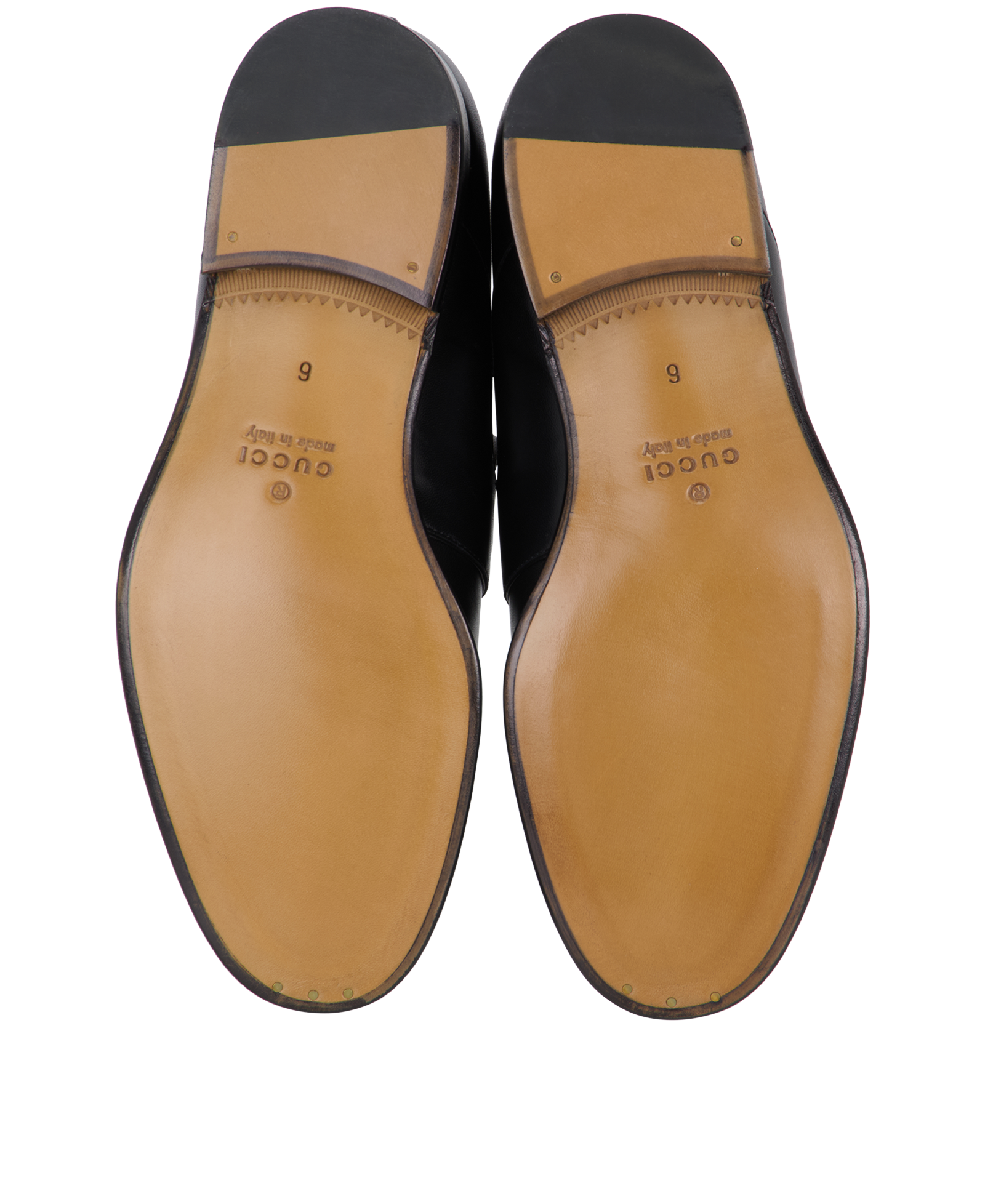 Gucci Interlocking G Chain Loafers, &pound;295, Shoes, Black, Leather, Top view