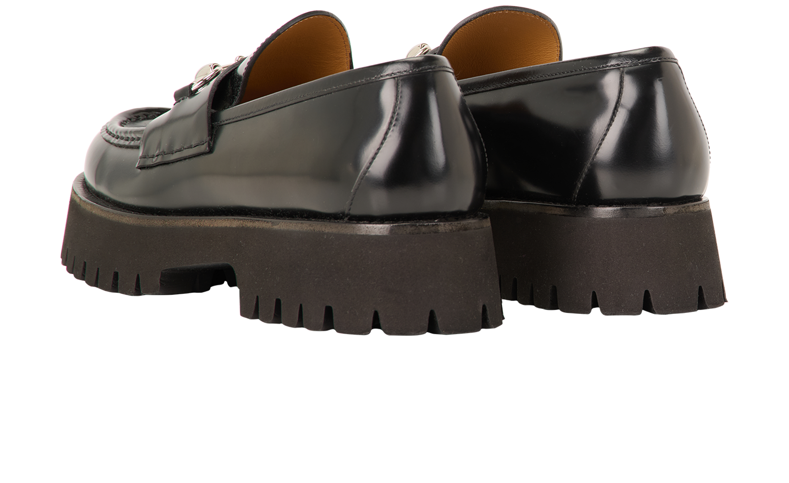Gucci Horsebit Loafers, &pound;350, Shoes, Black, Leather, Back view