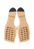 Bottega Veneta Quilted Flats, &pound;250, Shoes, Cream, Leather, Top view