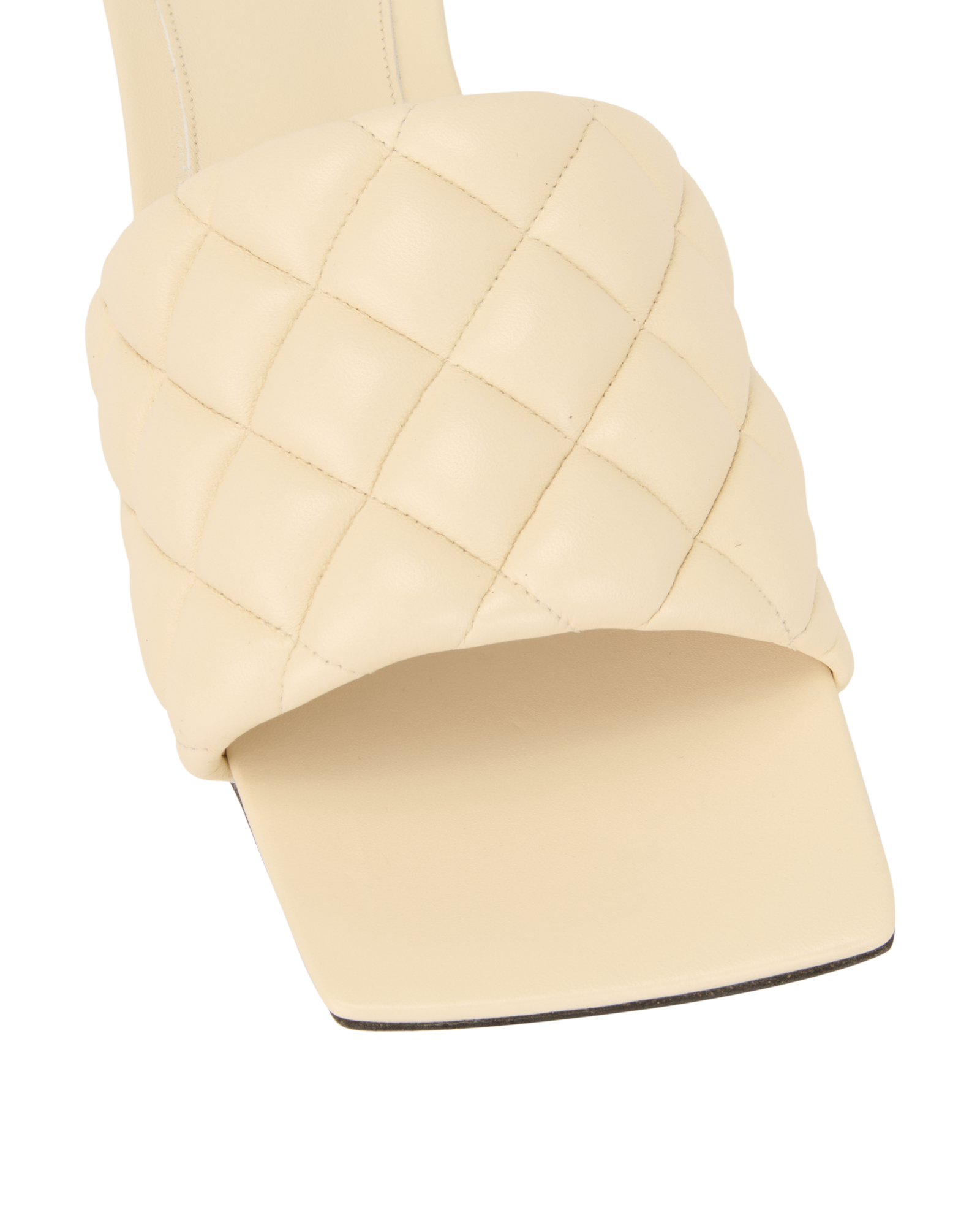 Bottega Veneta Quilted Flats, &pound;250, Shoes, Cream, Leather, Other view