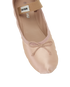Miu Miu Satin Ballet Flats, &pound;595, Shoes, Pink, Satin, Other view