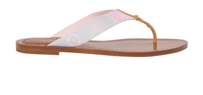 Louis Vuitton Sunrise Pastel Thong Sandals, £450, Shoes, Pink, Leather, Front view