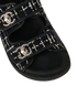 Chanel Dad Sandals, £490, Shoes, Black, Fabric, Other view