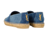 Saint Laurent Espadrille Flats, £290, Shoes, Blue, Denim, Back view