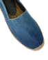 Saint Laurent Espadrille Flats, £290, Shoes, Blue, Denim, Other view