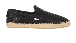 Jimmy Choo Vlad Espadrilles, Mens, Croc Embossed, Black, UK9.5, 3*
