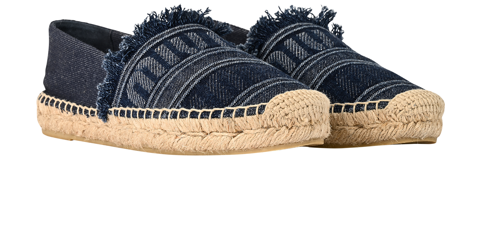 Miu Miu Platform Espadrille, &pound;250, Shoes, Blue, Denim, Side view