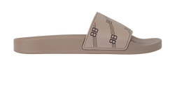 Balenciaga BB Pool slides, Rubber, Grey, UK5, DB/B, 3*