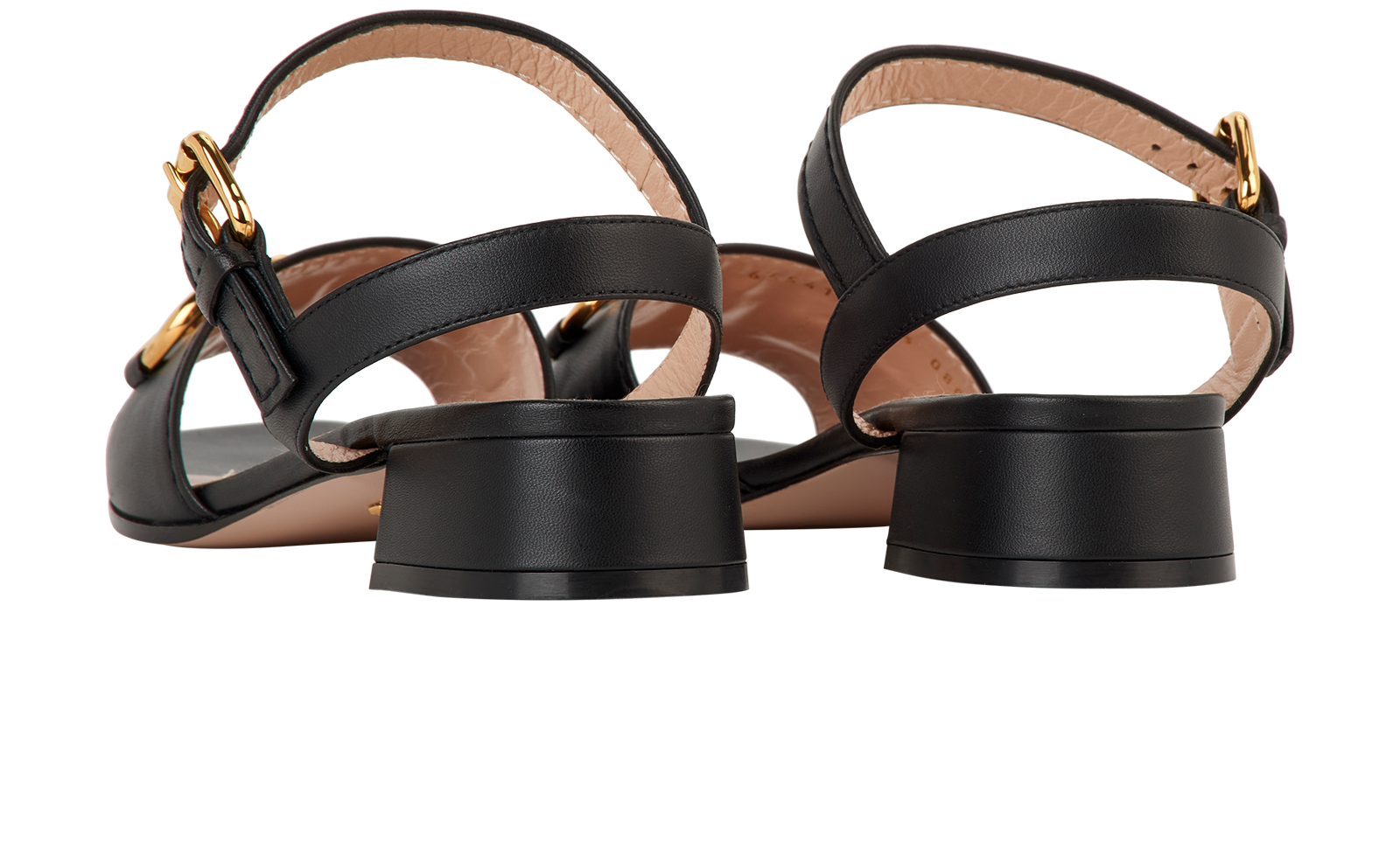 Gucci Horsebit Sandals, &pound;295, Shoes, Black, Leather, Back view