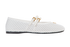 Prada Ballerina Flats, £420, Shoes, White, Mesh, Front view
